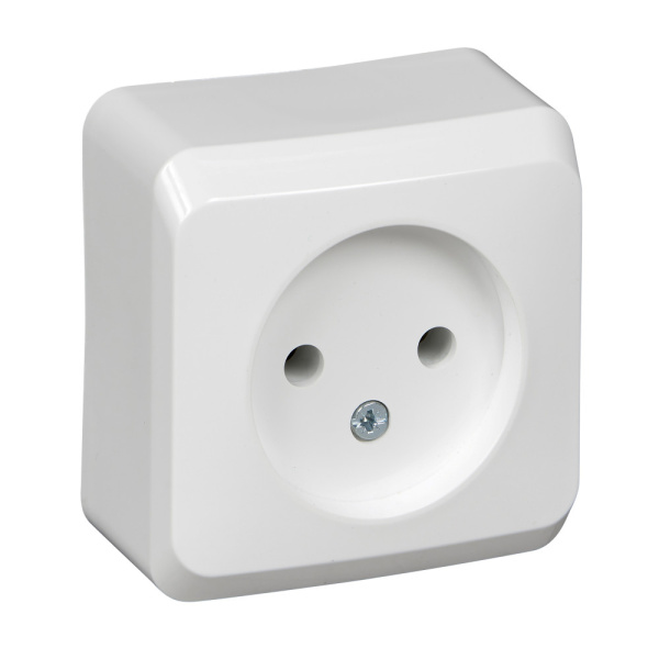 Купить Systeme Electric Этюд наруж Дача Темный бук Розетка 1-ая б/з без шторок