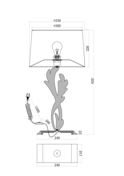Купить Maytoni Table & Floor Rametto Золото Настольная лампа Z004TL-01G