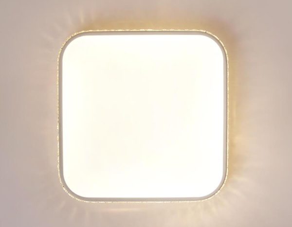 Купить Ambrella Потолочный светодиодный светильник с пультом FF75 WH белый 48W+24W 400*400*60 (ПДУ ИК)