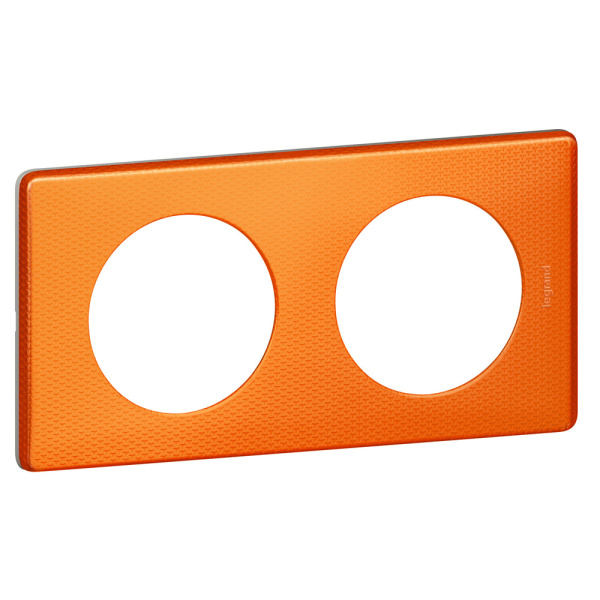Купить Legrand Celiane2 Оранж пунктум Рамка 2-я (2+2 мод) 068762