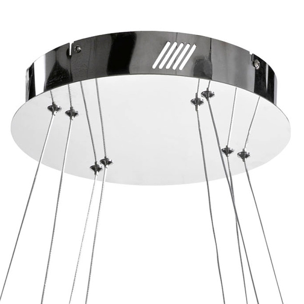 Купить Eglo Подвес LED TONERIA, 128х0,5(LED), Ø900, B670, H1500, сталь, хром/хрусталь 93946