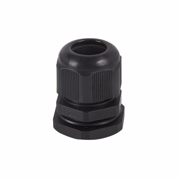 Кабельный ввод PG-16 (10-14 мм) черный Rexant 07-8016-1