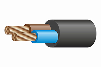 Кабель контрольный медь КГВВнг(А)-LS 2x1 черный ГОСТ КГВВнг(А)-LS 2*1-0,66