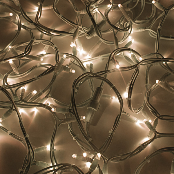 NEON-NIGHT Гирлянда модульная "Дюраплей LED" 20м 200 LED белый каучук ТЕПЛЫЙ БЕЛЫЙ 315-146