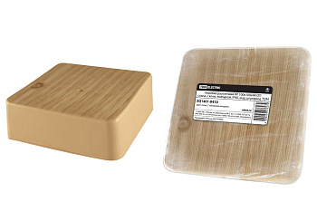 TDM Коробка распаячная КР 100х100х44 ОП сосна, с клем. колодкой, IP40, инд. штрихкод SQ1401-0410