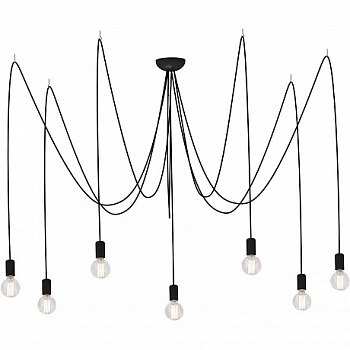 Nowodvorski Черная Подвесная люстра Spider 6785 E27 60W 220V