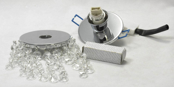 Купить Lussole PROMO 2 Металл Хром /  Стекло Светильник встраиваемый G9 5W GRLSJ-0400-01