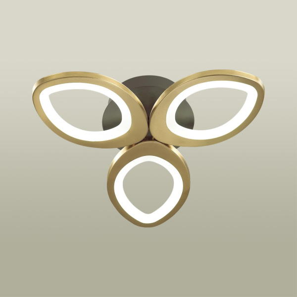 Купить Lumion 4574/60CL LEDIO LN21 черный, золотой Люстра потолочная LED 60W 3430Лм 3000-6000K 220V LULU