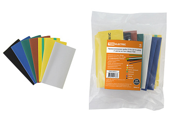 TDM Термоусаживаемая трубка ТУТнг 30/15 набор (7 цветов по 3 шт. 100мм) SQ0518-0511