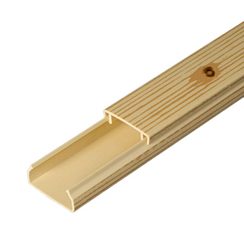 Промрукав Кабель-канал сосна 2-й замок 20х10 (180м/уп) PR.025436