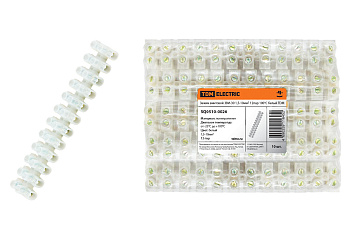 TDM Зажим винтовой ЗВИ-30 полипропилен 1,5-10мм2 12пар 100°С белый SQ0510-0026