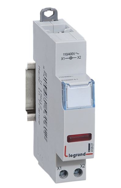 Legrand Индикаторная лампа на DIN-рейку 110/400В красная 412927