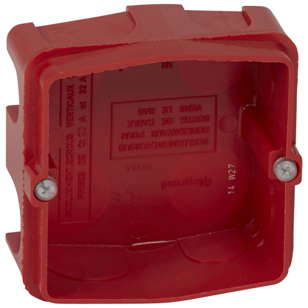 Legrand Batibox Коробка монтажная для розеток 20-32A 86х87 глубина 40мм 080184