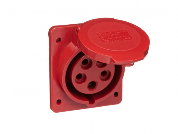 DEKraft Розетка щитовая 415 3Р+РЕ+N 16А 380В IP44 РЩ-102