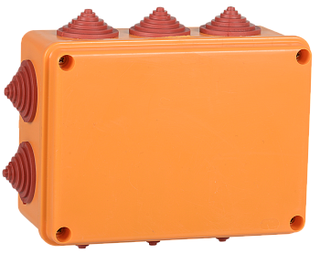 IEK Коробка распаячная огнестойкая ПС 150х110х70мм 2P 10мм2 IP55 10 вводов UKF30-150-110-070-2-10-09