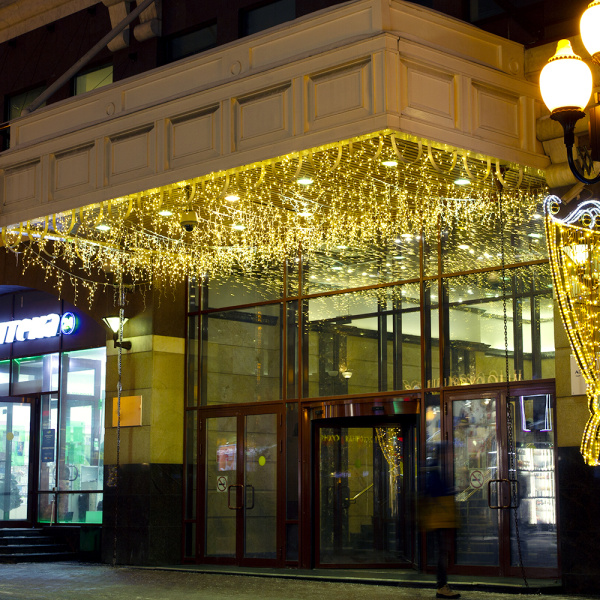 Купить Arlight Светодиодная гирлянда ARD-EDGE-CLASSIC-5600x900-CLEAR-240LED-PULSE Warm (230V, 15W) (Ardecoled, IP65) 034919