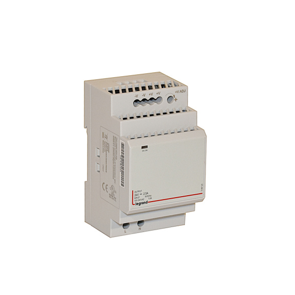 Legrand Блок питания 24В 60Вт регулируемый выход 146723