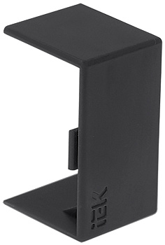 IEK ELECOR Соединитель на стык КМС 16х16 черный (4шт/компл)