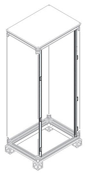 ABB Стойки для фиксации мод панелей H=2000мм(2шт) EH2000