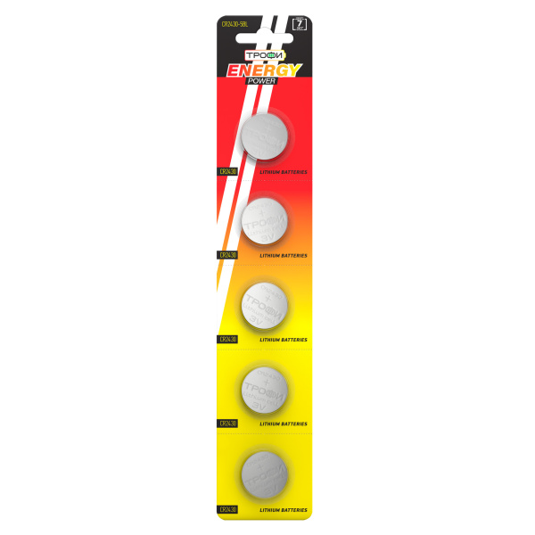 ЭРА Элемент питания Трофи CR2430-5BL C0034061