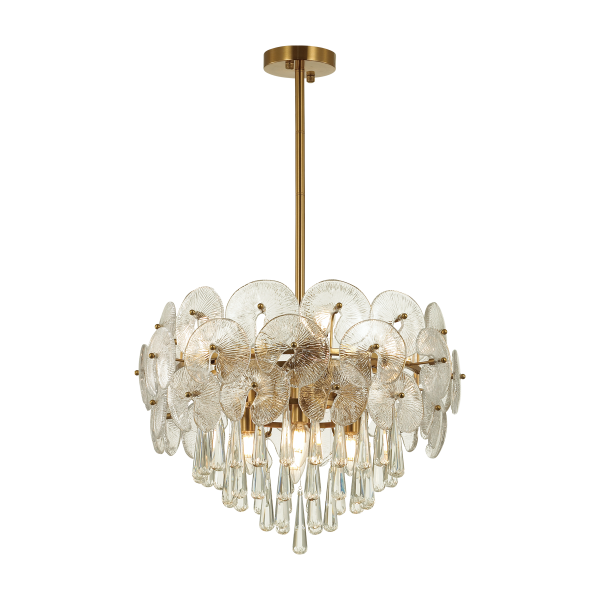 Odeon Light 4984/8 HALL ODL22 381 золотой/стекло/хрусталь Люстра E14 8*40W SEMURA Купить Odeon Light 4984/8 HALL ODL22 381 золотой/стекло/хрусталь Люстра E14 8*40W SEMURA