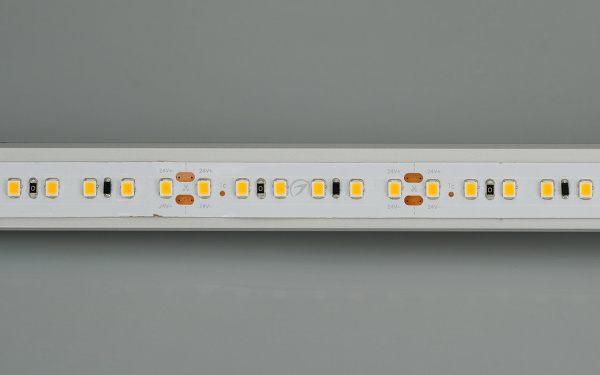 Купить Arlight Светодиодная лента IC2-20000 24V Warm2700 2x 12mm (2835, 120 LED/m, Long) (9.6 Вт/м, IP20) 024593