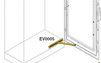 ABB Фиксатор двери в открытом положении EV0005