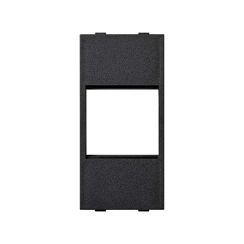 Simon Connect Графит Адаптер для 1 механизма 45х45мм, Cima-модуль 108х52мм S74-14