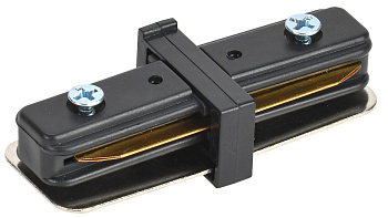 IEK LIGHTING Соединитель прямой внутренний для однофазного шинопровода черный