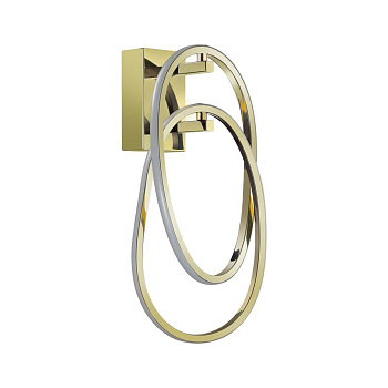 Odeon Light 4875/23WL L-VISION ODL_EX22 61 золотой/акрил Настенный светильник LED 23W 4000K SPACE