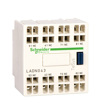 SE Contactors D Дополнительный контактный блок 2НО+2НЗ фронтальный монтаж LADC223