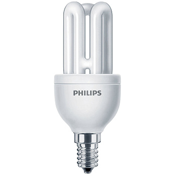PH Лампа люминесцентная компактная Genie 8W CDL E14 220-240V 1PF/6 871150080105010 PH Лампа люминесцентная компактная Genie 8W CDL E14 220-240V 1PF/6 871150080105010