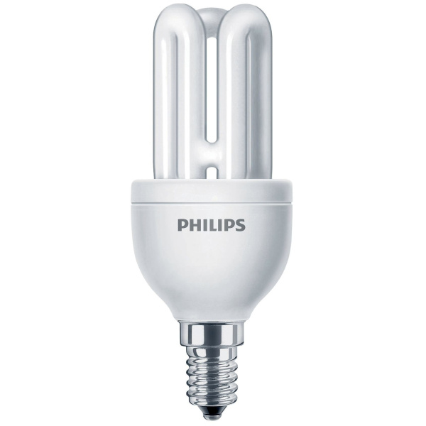 PH Лампа люминесцентная компактная Genie 8W CDL E14 220-240V 1PF/6 871150080105010 PH Лампа люминесцентная компактная Genie 8W CDL E14 220-240V 1PF/6 871150080105010