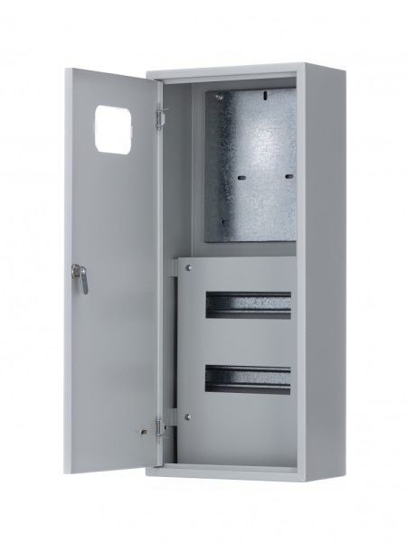 Dekraft Корпус металлический учетный навесной 680х300х160 3-фазный 18 мод. IP31 ЩРУН-3/18