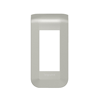 Legrand Mosaiс Рамка - Программа Mosaic - 1 модуль - алюминий 079301L