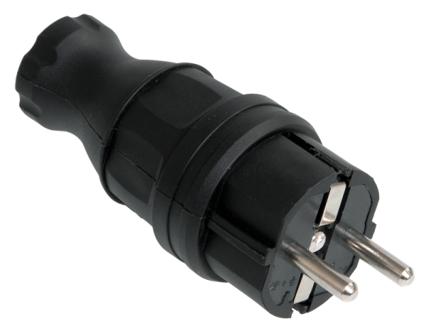 Купить IEK OMEGA Вилка угловая каучук 16А 2Р+E IР44