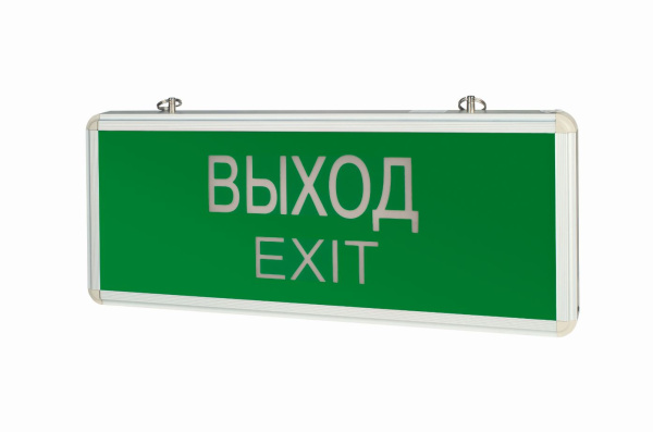 Varton Световой указатель Evade серии Basic 3W IP20 2ч "ВЫХОД-EXIT" V1-R0-70354-02A02-2000365