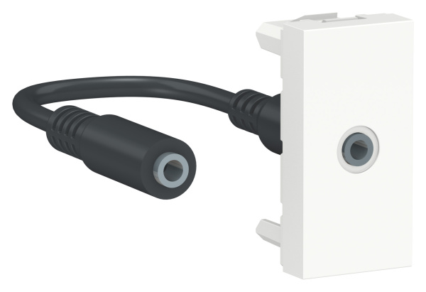 Купить SE Unica Modular Бел Розетка Minijack, 1 модуль NU343318