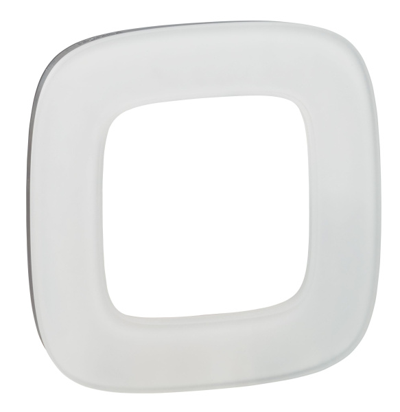 Купить Legrand Valena ALLURE Белое стекло Рамка 1-ая 755541