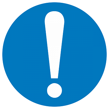 Знак пластик M11 "Общий знак (прочие предписания)" (200x200) ГОСТ 12.4.026-2015 EKF PROxima