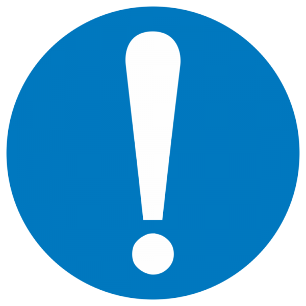 Знак пластик M11 "Общий знак (прочие предписания)" (200x200) ГОСТ 12.4.026-2015 EKF PROxima