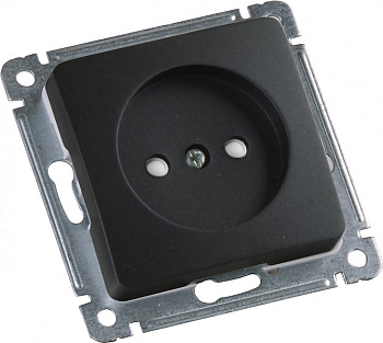 Hegel Мастер внутр Черная РС16-402-08 Розетка, со шторками, механизм