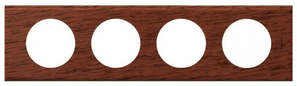 Купить Legrand Celiane Орех Рамка 4-ая (2+2+2+2 мод) 069224