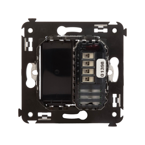 Купить DKC Диммер кнопочный в стену для LED ламп, "Avanti", "Черный квадрат"