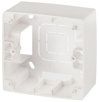 ЭРА 12-6101-15 Перламутр Коробка наклад. монтажа 1 пост, 12