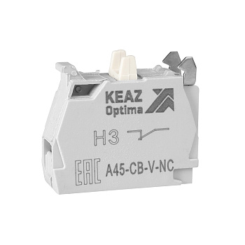 КЭАЗ Контактный блок OptiSignal D22 A45-CB-V-NC 1НЗ винтовой зажим ZBE102