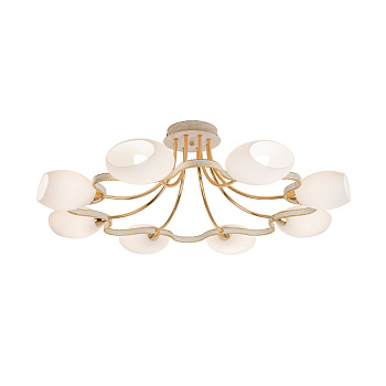 Citilux CL131183 Октава Белый+Золото Люстра