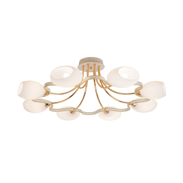 Citilux CL131183 Октава Белый+Золото Люстра