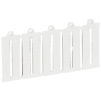 Legrand Viking 3 Маркировочный лист для клеммных блоков без надписей шаг 5 мм 039500