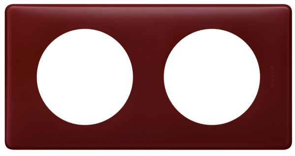 Legrand Celiane Перкаль бордо Рамка 2-я (2+2 мод) 066752